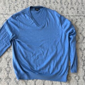 Brooks Brothers V-Neck Sweater 100% Supima Cotton